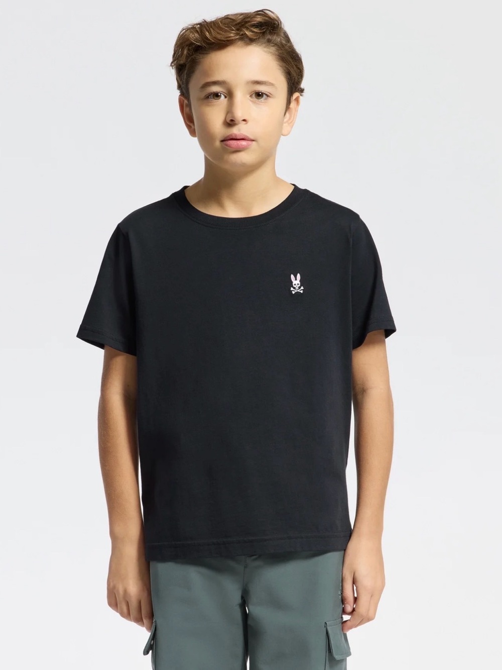 Psycho Bunny Kids Tee with Bunny Logo